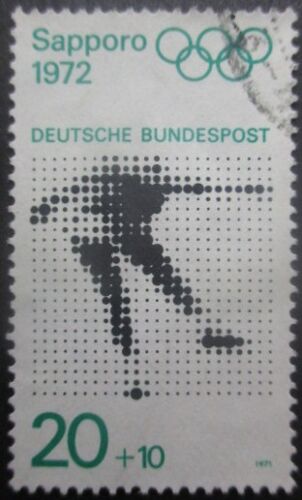 Allemagne N°545 Jeux Olympiques De Sapporo 1972 Oblitéré