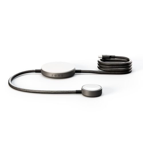 Zens Chargeur sans fil Pro 2 pour téléphone / earbuds / Watch MagSafe et Qi2 Noir
