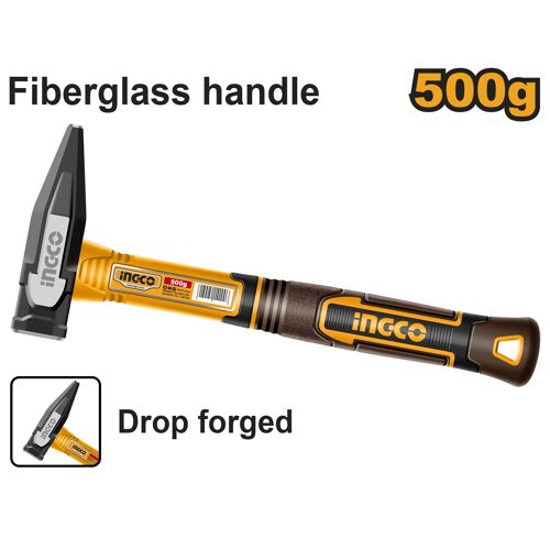 INGCO - Marteau 500g manche en fibre de verre