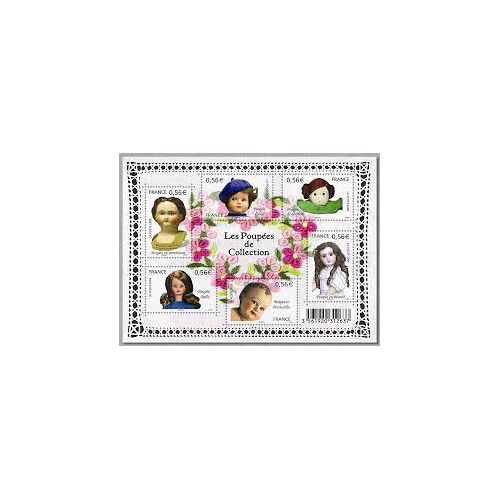 Poupées De Collection : Feuillet 4394 Année 2009 N° 4394 4395 4396 4397 4398 4399 Yvert Et Tellier Luxe