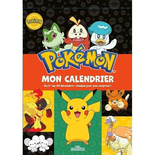 Calendrier De L'avent Pokémon - Inclus : Du Fil Doré Pour Suspendre Tes Créations Partout Dans La Maison !