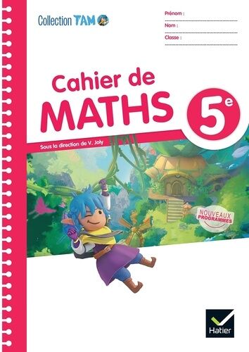 Cahier De Maths 5e Collection Tam