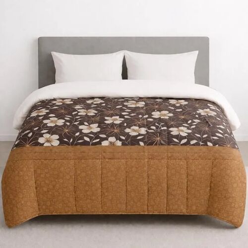 Couette Légère Imprimée - Mortreux - Bouquet - 200 X 200 Cm - 300g/M² - Lavable À 40°C