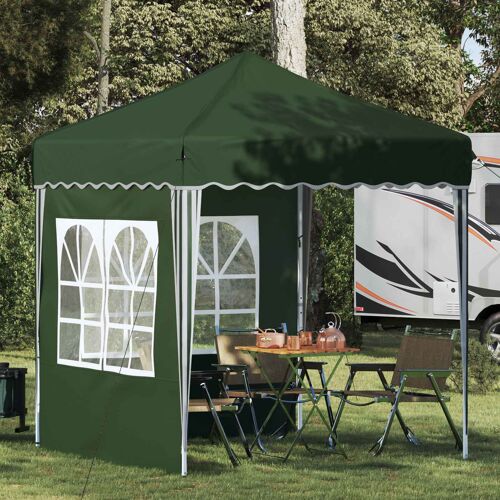 Vidaxl Tente De Fête Pop-Up Vert 195 X 195 X 245 Cm Tissu Oxford