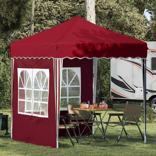 Vidaxl Tente De Fête Pop-Up Bordeaux 195 X 195 X 245 Cm