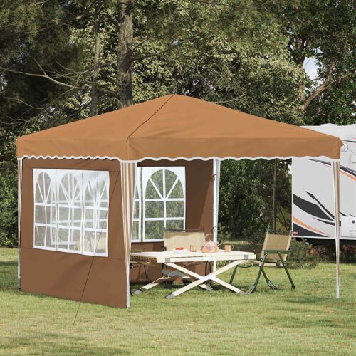 Vidaxl Tente De Fête Pop-Up Beige 288 X 288 X 245 Cm Tissu Oxford