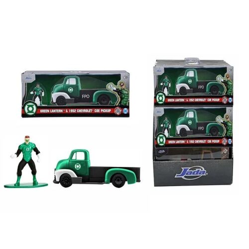 Vehicule miniature assemble - engin terrestre miniature assemble Jada - 253253015 - Toys Green Lantern 1952 Chevy COE 1:32