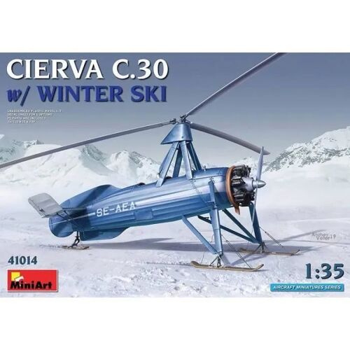 Miniart - Maquette Hélicoptère Cierva C.30 With Winter Ski Miniart 41014 1/35ème Maquette Char Promo - Ref : 10277-Miniart