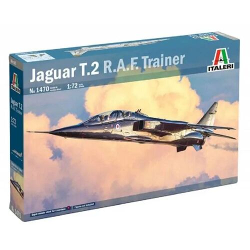 Italeri - Maquette Avion Jaguar T.2 R.A.F. Trainer Italeri 1470 1/72ème Maquette Char Promo - Ref : 13945-Italeri