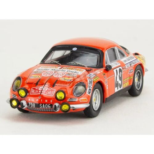 Voiture miniature de collection - Alpine A110 Monte Carlo 1973 - Trofeu 1/43