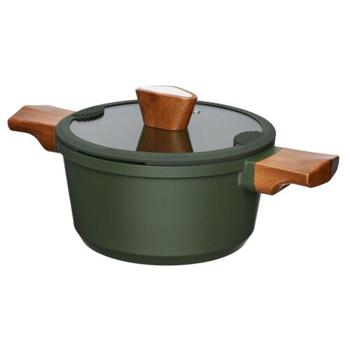 Resto Kitchenware 93701 Casserole À Sauce 2,6 L Rond Vert