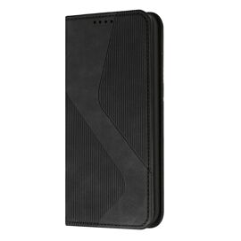 Coque Pour Samsung Galaxy S26 Plus,Premium Étui Housse En Cuir De Protection Avec [Emplacements Cartes] [Magnetique],Clapet Folio Portefeuille Samsung S26 Plus- Noir
