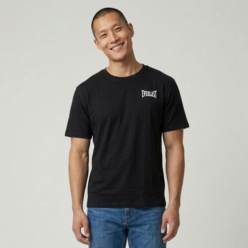Tee Shirt Col Rond Coton Avec Logo Homme Everlast