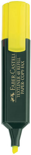 Faber-Castell 154807 Marqueur Pointe Biseautée Jaune