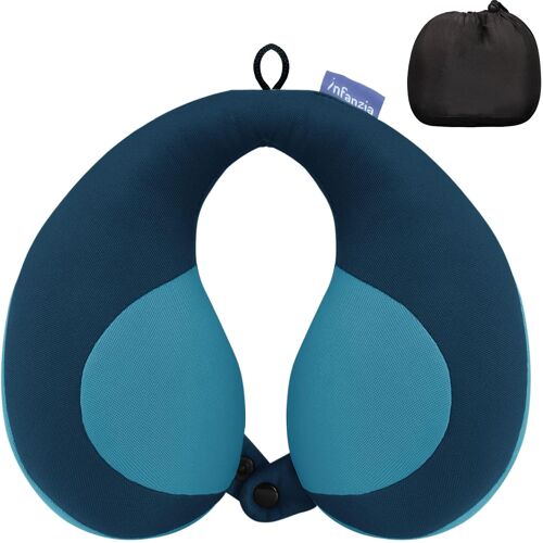 Ulteronixshop-Coussin de nuque pour enfants avec support pour le menton, Coussin de voyage, Empêche la tête de se pencher en avant, Coussin de forme U pour la nuque pour la voiture, l'avion ou le tra
