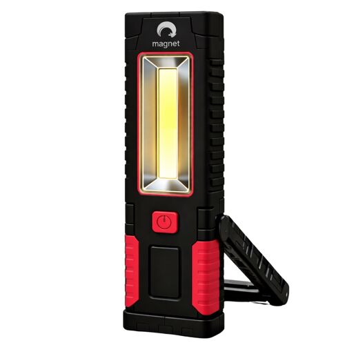 Lampe Led Orientable Et Magnétique 20 Cm Avec Crochet Et Socle – Éclairage Portable Pour Atelier, Couleur Aléatoire