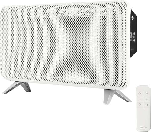 Ulteronixshop-Radiateur Électrique Basse Consommation ReadyWarm 2000 Graphene. 1800W, Thermostat 15-40ºC, Minuteur 12h, Télécommande, Sécurité Triple, Chaleur Rapide, Design Compact, Efficacité Énerg