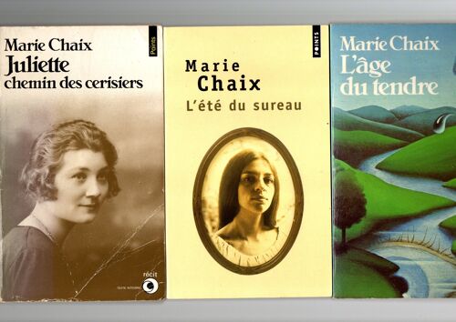 Marie Chaix, Lot De 3 Poches