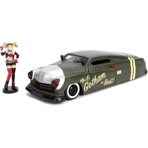 Ulteronixshop-JADA Toys - Mercury 1951 + Harley Quinn Figure - 1/24