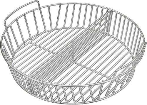 Ulteronixshop-Panier a Charbon de Bois en Acier Inoxydable, Char-Basket Porte-briquette de Charbon pour Barbecues Charbon 57 cm
