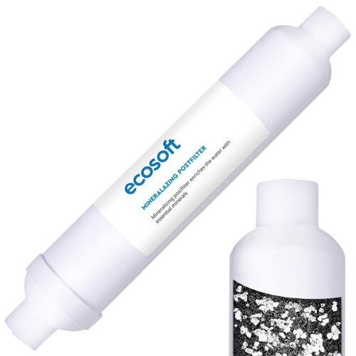 Ulteronixshop-Ecosoft Post-Filtre Minéralisant Pour Osmose Inverse | Enrichit L¿Eau Avec Calcium Et Magnésium | Améliore Le Goût | Compatible Avec Systèmes Ro Domestiques