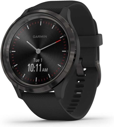 Ulteronixshop-vívomove 3 : Montre connectée à Aiguilles mécaniques et écran Tactile avec Suivi GPS¿ Slate/Black ¿ Cadran 44MM