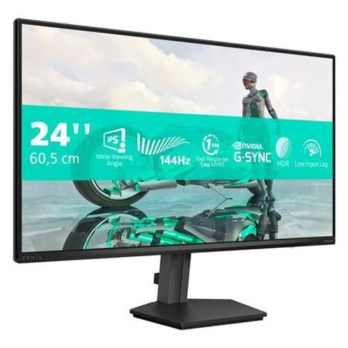 Philips Evnia 3000 24M2N3200NF - Écran LED - jeux - 24" (23.8" visualisable) - 1920 x 1080 Full HD (1080p) @ 144 Hz - IPS - 300 cd/m² - 1500:1 - HDR10 - 0.5 ms - HDMI, DisplayPort - Charbon