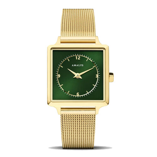 Montre Femme Amalys Suzette Fond Vert