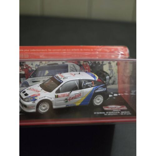 Miniature 1/43 - Ford Focus Wrc N°7 - Rallye Monte-Carlo 2004 - M. Martin