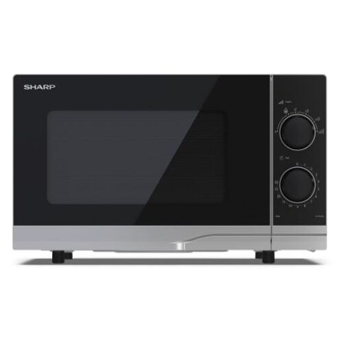 Sharp YC-PS201AE-S Argent Micro-onde simple Comptoir 20 L 700 W