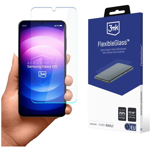 3MK FlexibleGlass Protection d'écran transparent Samsung pour Samsung Galaxy S25