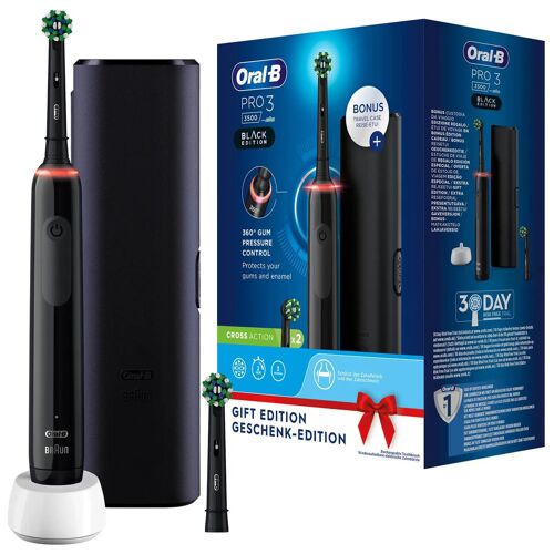 Oral-B Pro 3 3500 Adulte Brosse À Dents Rotative Noir
