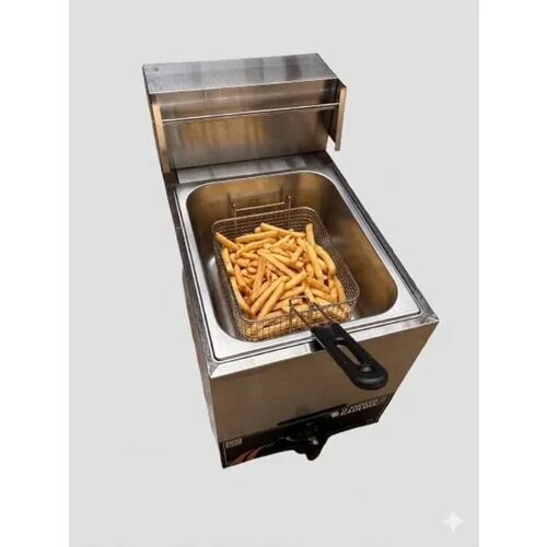 Friteuse - LE BARBECUE GAULOIS - Inox à Gaz 5600W - 6 L - Inox - Usage extérieur