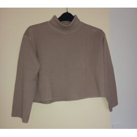 Pull Sweat-Shirt Court Camel S . Zara