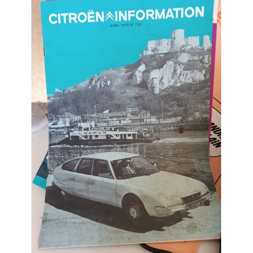 Citroën Information N°736 04/1975 Vélizy