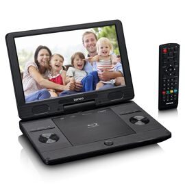 Lenco BRP-1150BK - Lecteur DVD / Blu-ray portable 11.5