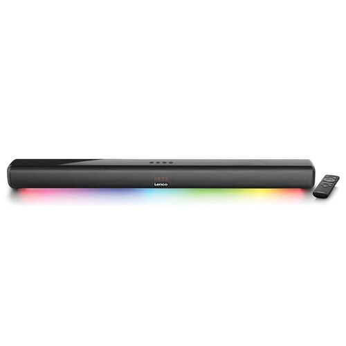 Lenco SB-042BK -85cm Bluetooth Soundbar avec HDMI (ARC) et éclairage LED - Noir