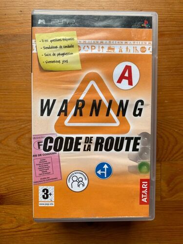 Warning Code de la route - PSP (Très bon état)