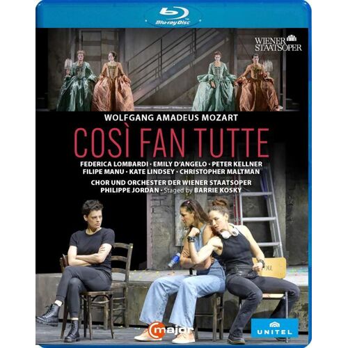 Mozart : Cosi Fan Tutte. Lombardi, D'angelo, Kellner, Manu, Lindsey, Maltman, Jordan, Kosky. - Blu-Ray