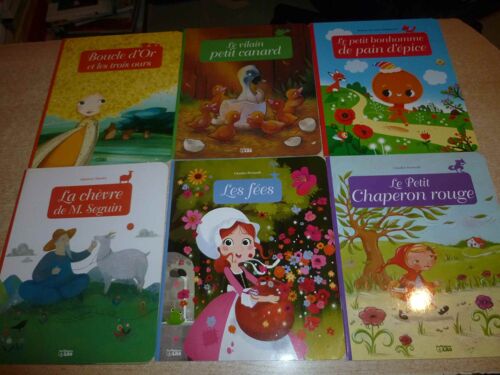 Lot 6 Lito : Le Vilain Petit Canard + Le Petit Bonhomme De Pain D Epice + Boucle D Or Et Les Trois Ours + Le Petit Chaperon Rouge + Les Fees + La Chevre De M. Seguin