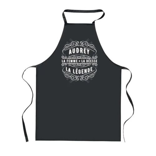 Planetee Tablier De Cuisine Noir Audrey Déesse Légende ¿ Cadeau Femme, Barbecue, Jardinage, Tâches Ménagères