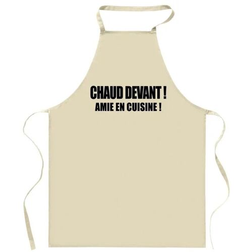 Planetee Tablier Amie En Cuisine | Cadeau Original Prénom Pour Cuisinière | Vêtement Blouse Protection Pour Cuisine