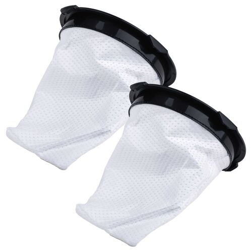 vhbw 2x Filtres à sac remplacement pour Thomas 787 106, 787 202, 195 092 pour aspirateur à sec - Filtre de rechange noir / blanc