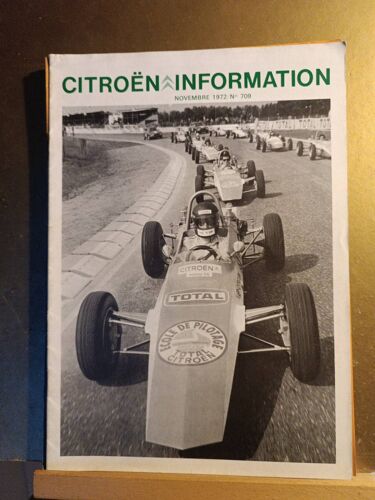 Citroën Information N°709 11/1972 Les Modèles 73