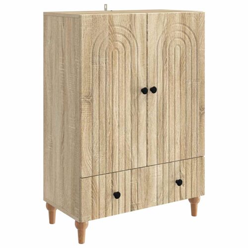 vidaXL Buffet Chêne Sonoma 66 x 34,5 x 95 cm Bois d'ingénierie