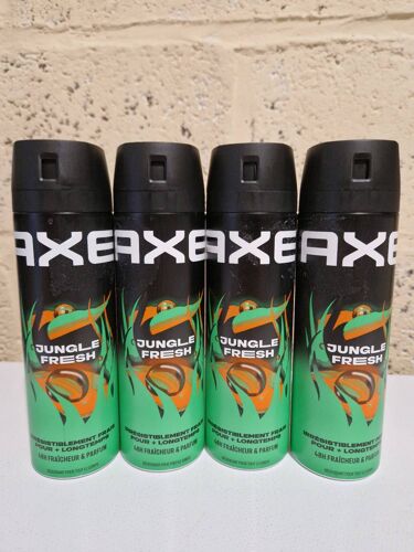 Lot De 4 Deodorant Axe Jungle Fresh 4x200ml 