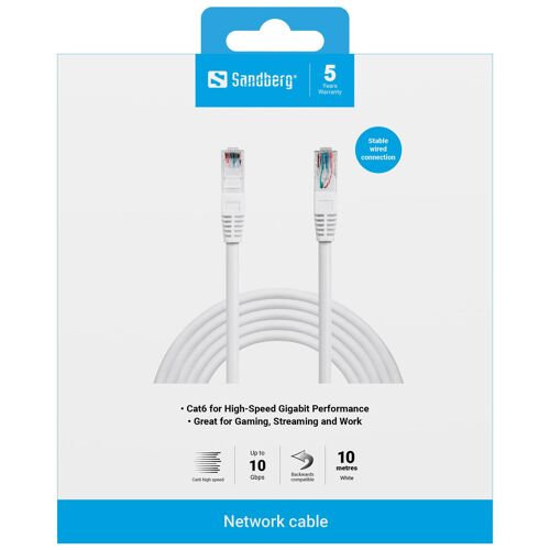 Sandberg Network Cable UTP Cat6 10 m