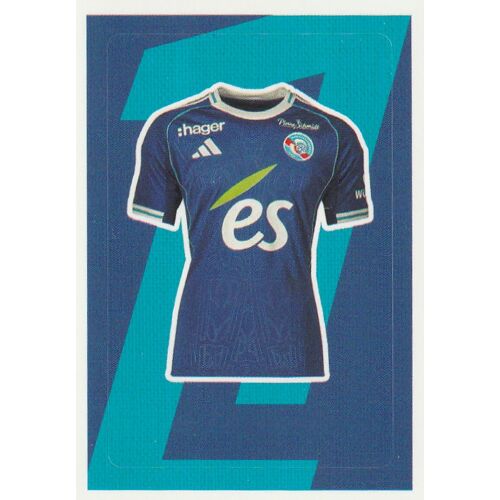 Stickers Image Vignette Football - Panini Foot 2025 / 2026 - N° 490 - Maillots - Strasbourg