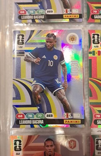 Carte Foot Adrenalyn Xl World Cup Icon Leandro Bacuna