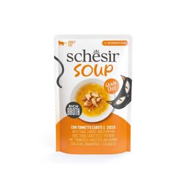 Soupe Thon/Carottes/Citrouille - Schesir Chat 40 G